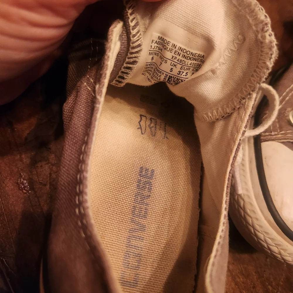 Gray Converse Sneakers - Picture 6 of 7